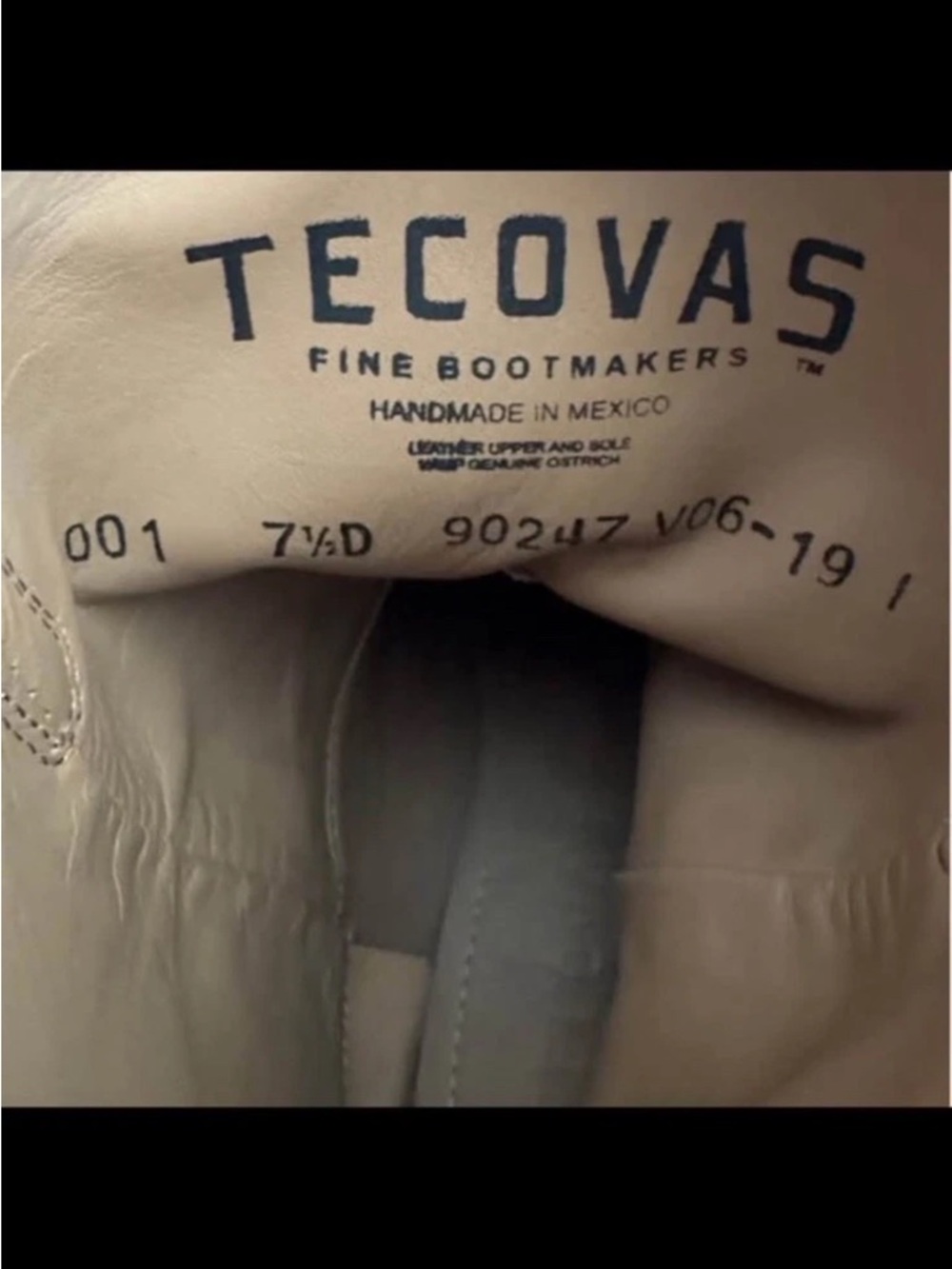 Tecovas Ostrich Boot - Picture 5 of 6